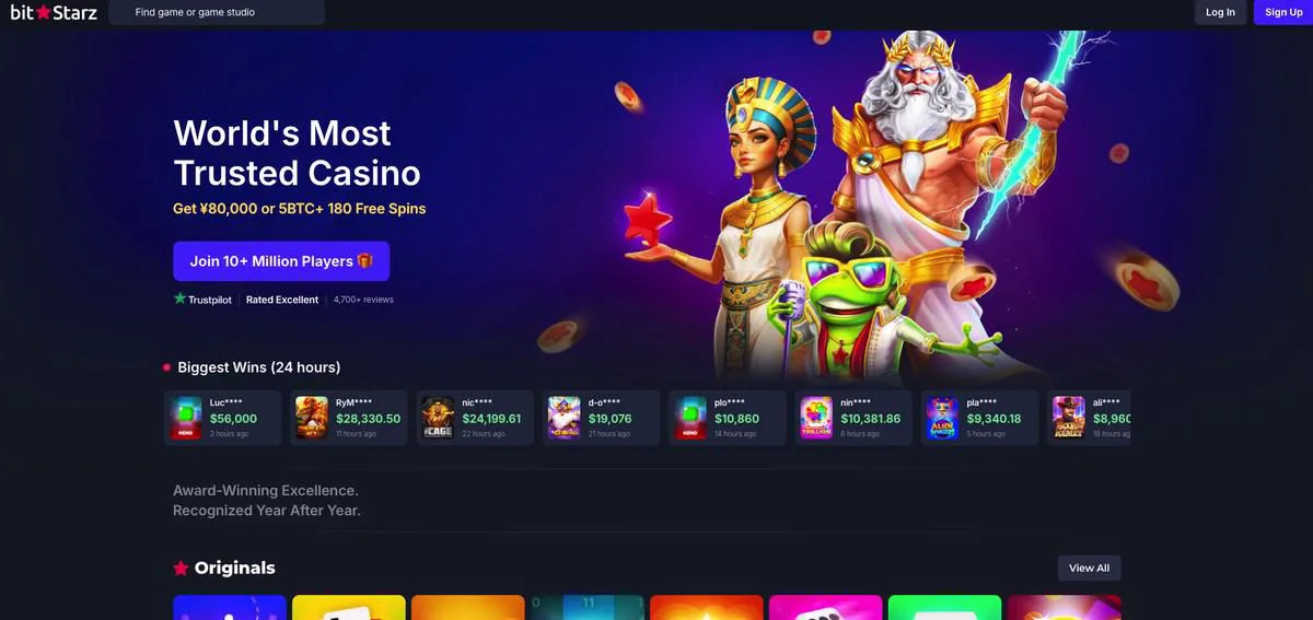 BitStarz 入金画面